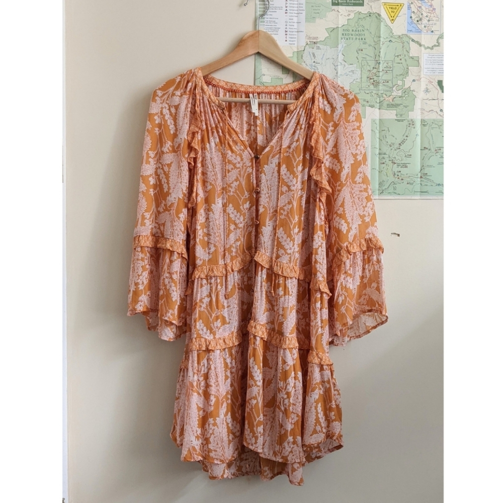 by anthropologie mia tiered tunic top
